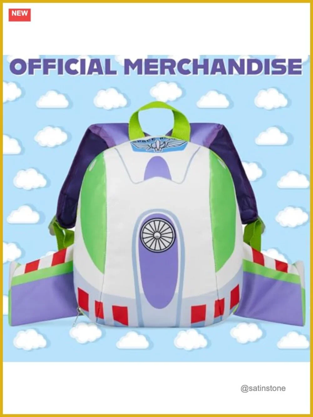 Toy Story Backpack with 3D Wings